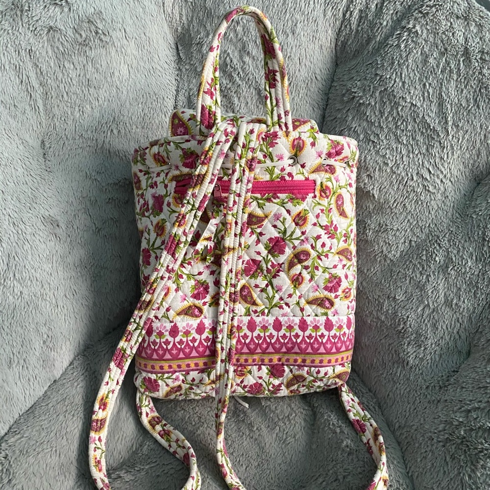 Floral Print Backpack - Picture 4 of 5